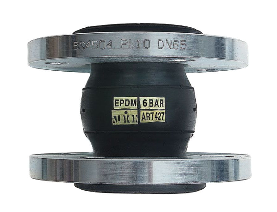 65mm PN6 Flanged Flexible Connector EPDM