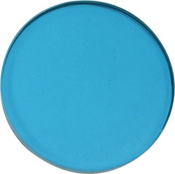 Sight Glass TSL 1 3/4" Dia x 1/4" Thick - Blue Tint