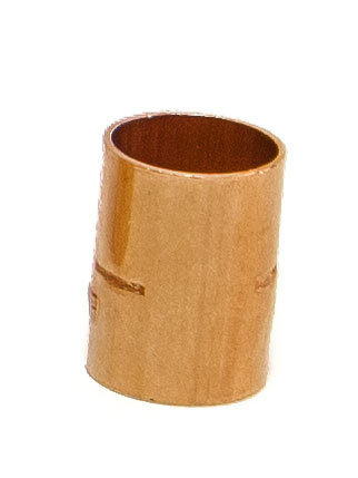 Plain Copper Straight Coupling  for Tundish 15mm
