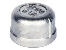 2" BSP S/Steel Round Cap 150 psig