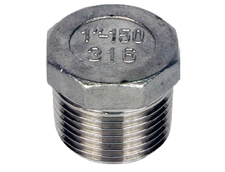 1/4" BSP S/Steel Hexagon Head Plug 150 psig