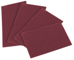 Very Fine Maroon Hand Pad 230 x 150mm (Pack 10 ) 240 Grit