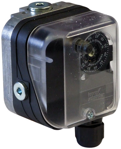 DG50N-3  Pressure Switch with Reset 2.5 to 50 mbar