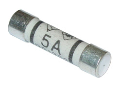 Ceramic Fuse 25mm 5A - 3 Per Pack