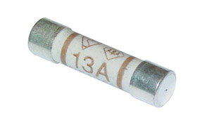 Ceramic Fuse 25mm 13A - 3 Per Pack