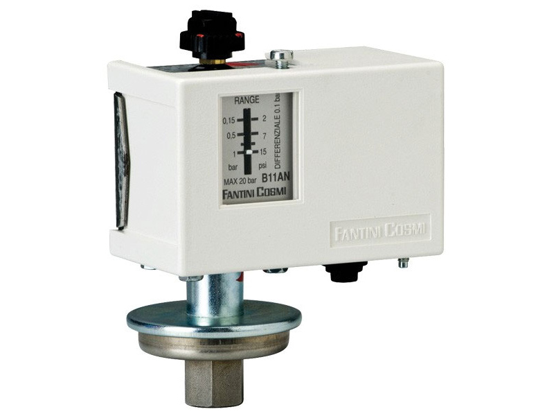 Hydrostat Pressure Switch 0.15 - 1 Bar (Fixed Differential)from IBHS Ltd