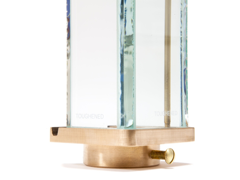 13" Long 3 Sided Tubular Gauge Glass Protector to suit 1 3/4" Nut