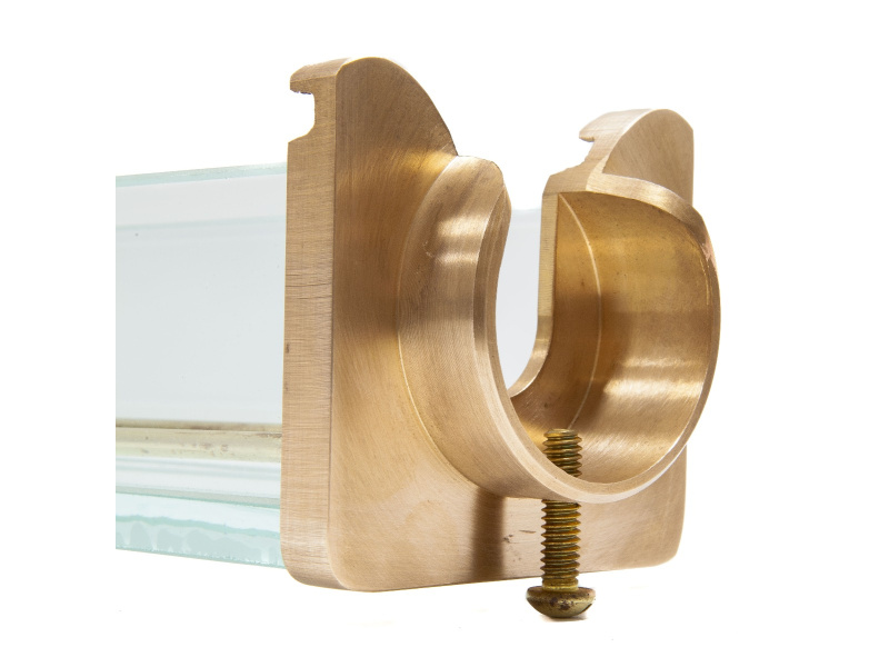 16" Long 3 Sided Tubular Gauge Glass Protector to suit 1 1/4" Nut