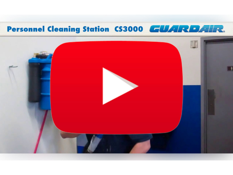 Guardair Personnel Cleaning Station from IBHS Ltd