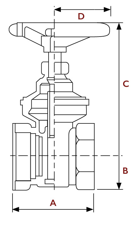 Brass Gate Valve