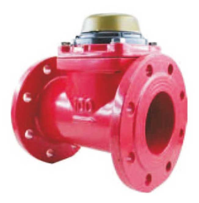 80mm Warm Water Meter Flanged PN16 90°C Max