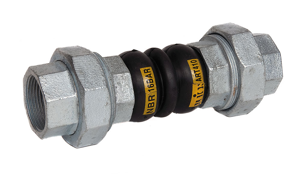 1 1/4" BSP PN16 Screwed Flexible Connector NBR