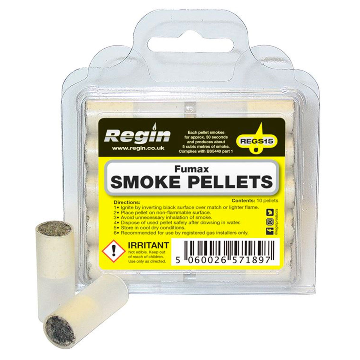 Smoke Pellets 30 Sec - Pack of 10