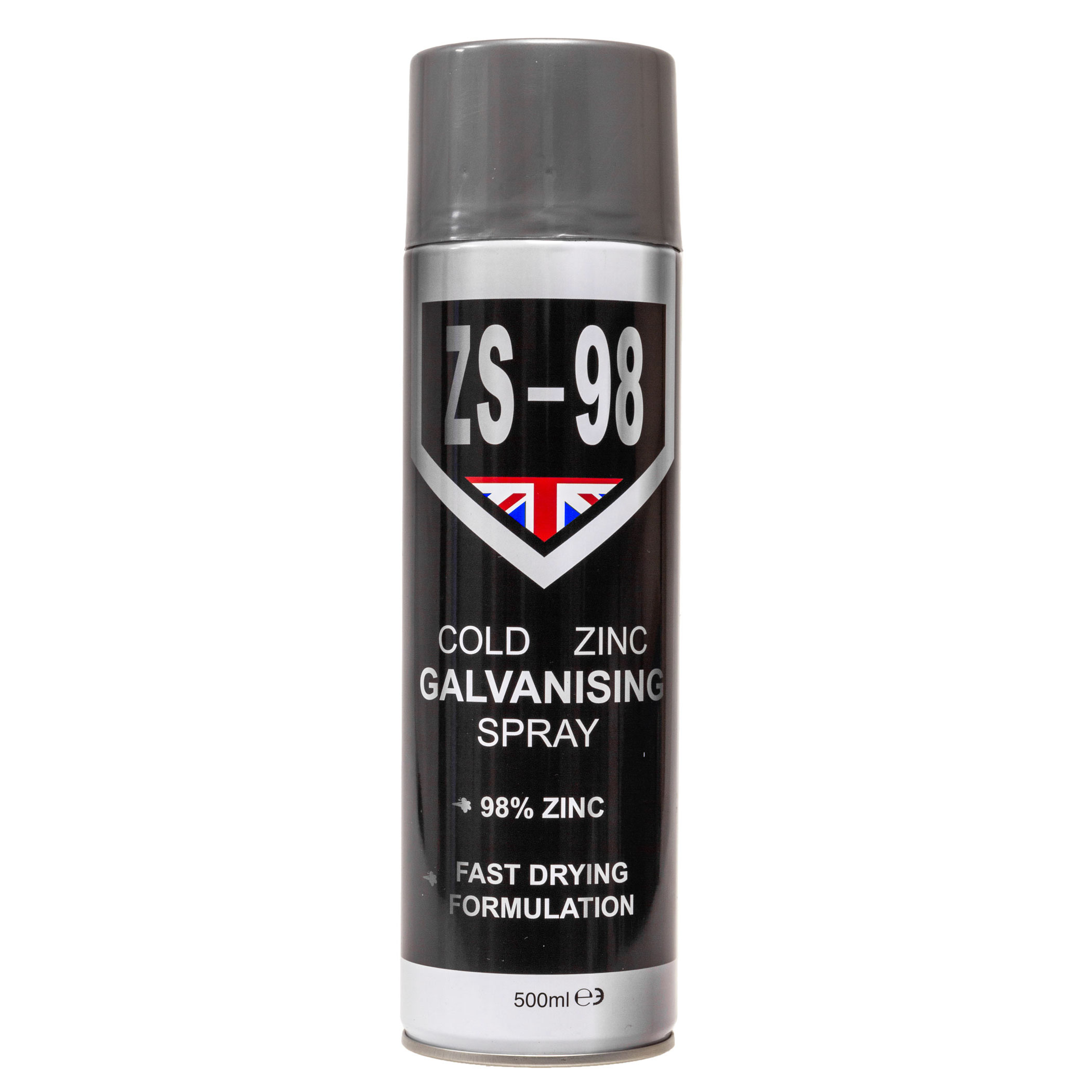 ZS-98 Cold Zinc Bright Galvanising Aerosol Spray 500ml