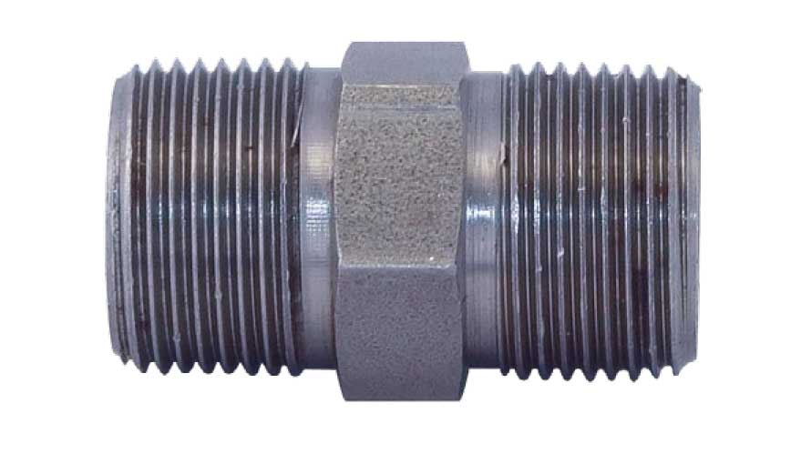 1/2" x 3/4" BSPT Reducing Steel Nipple