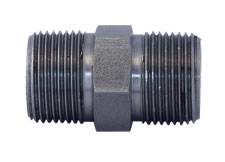 1" BSPT Mild Steel Hex Nipple