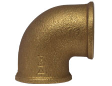 1/2" BSPT Bronze Elbow