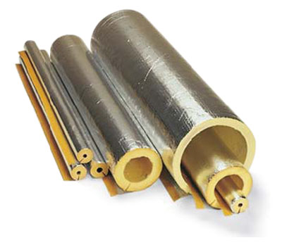 35mm ID- 30mm Thick Foil Faced Pipe Section 1.2M