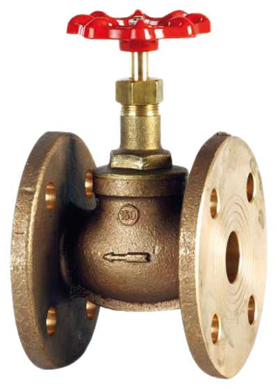 25mm PN16 Flanged Bronze Globe Valve