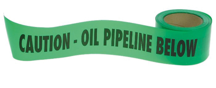 Oil Line below Warning Tape 100M Roll