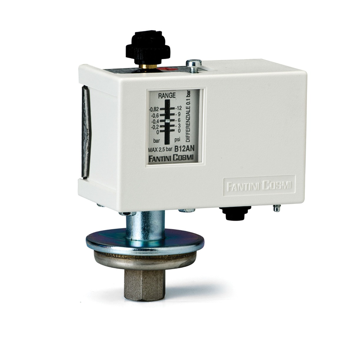 Vacuum Pressure Switch 0 - 0.82 Bar (Fixed Differential)