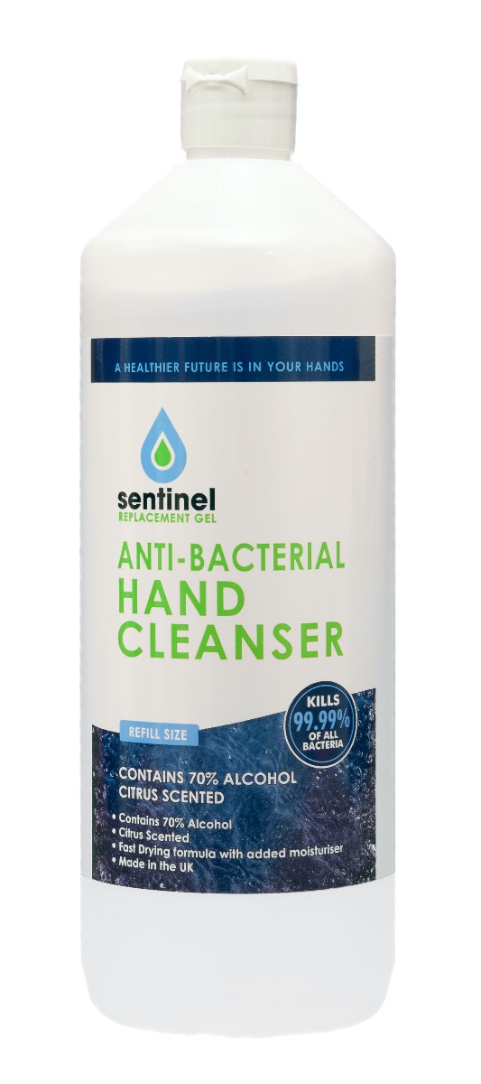 Anti-Bacterial Sentinel Hand Sanitiser Gel 1ltr