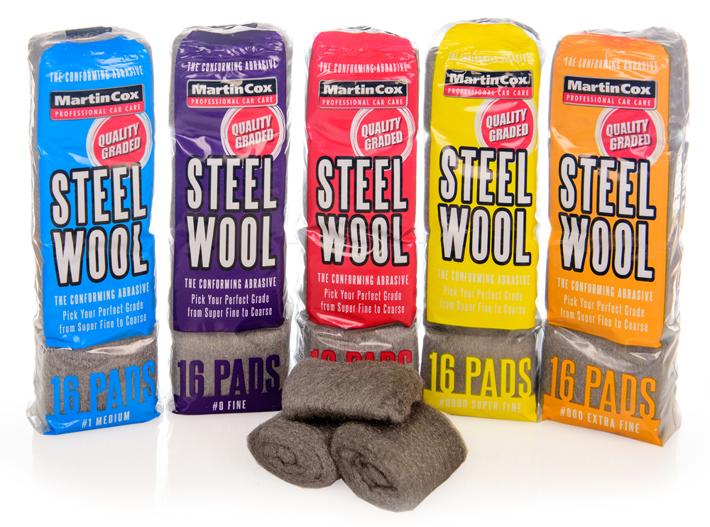 Steel Wool Full 5 Grade Kit Pack Of 80 Pads
