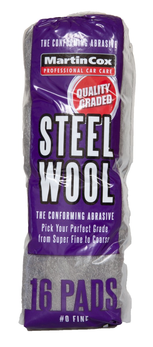 Steel Wool #0 Fine Grade Pack of 16 Pads