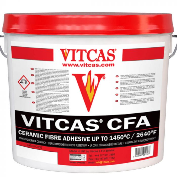 Vitcas Cermamic Fibre Adhesive 5KG Tub