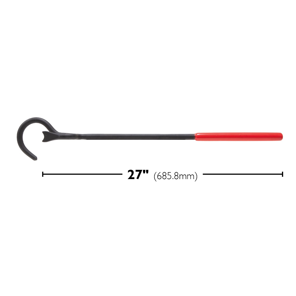 27" Red Grip Forged Steel Valve Wheel Key