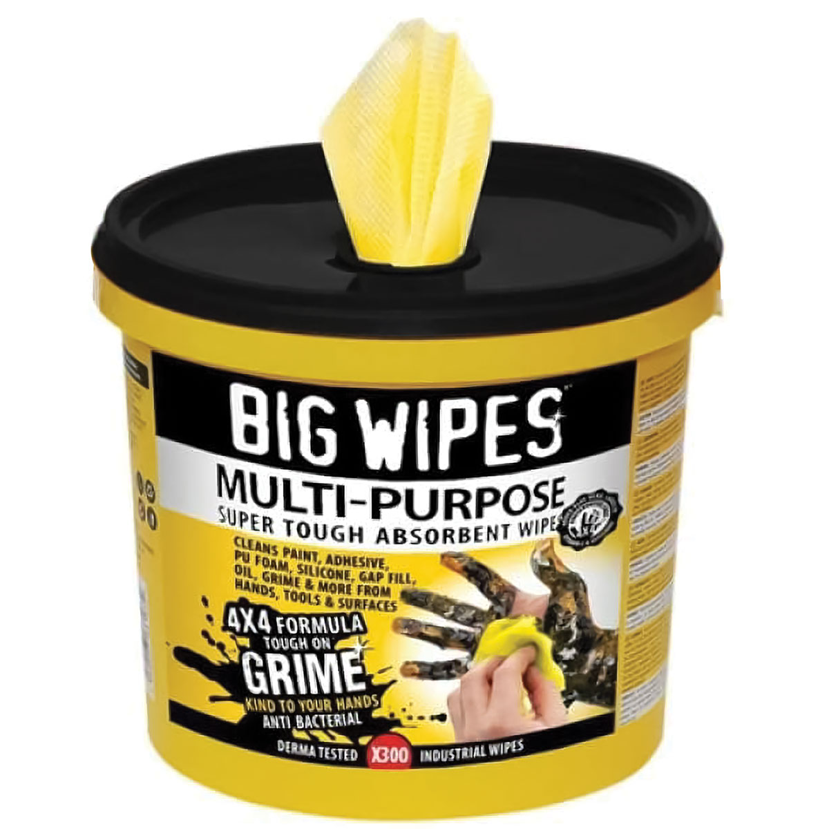 Multi-Purpose "BIG WIPES" Bucket of 300
