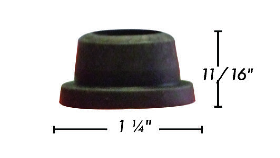 Rubber Gauge Glass Cone 3/4" To Suit Hopkinson No 7