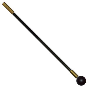 Black Tube Cleaning Rod & Knob Handle 1 Mtr