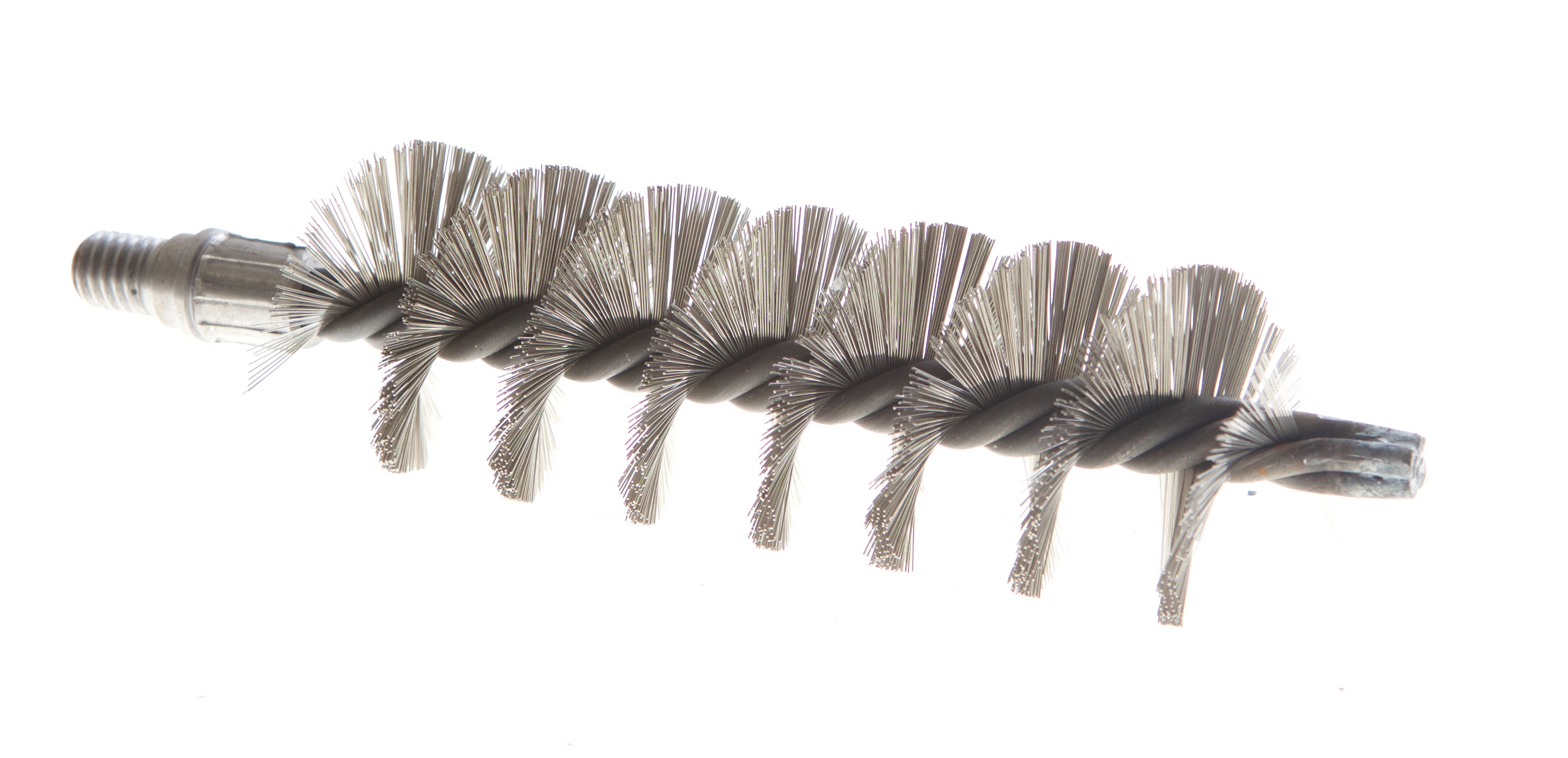 2" Dia. x 6" LG Stainless Steel Tube Brush 1/2" Whit Male Con.