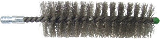 2 1/4" Dia. x 6" LG Stainless Steel Tube Brush 1/2" Whit Mal