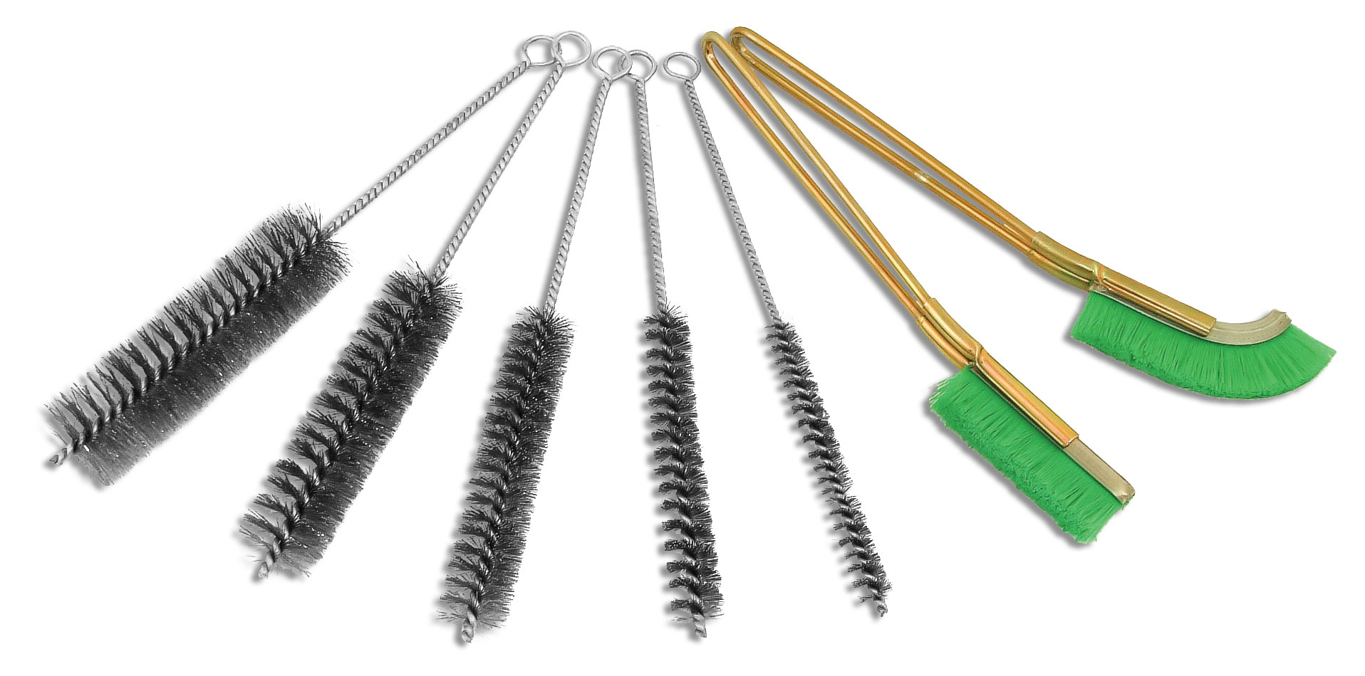 7 Piece Mini Tube Brush Set