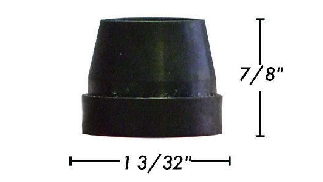 Rubber Gauge Glass Cone 3/4" G78