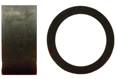 Rubber Ring 1/2" ID x 3/4" OD x 3/8" Long