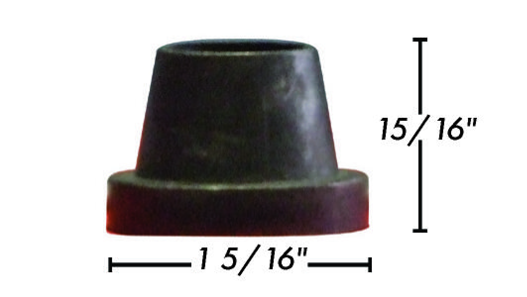 Rubber Gauge Glass Cone 3/4" Taylor Dexine No.7