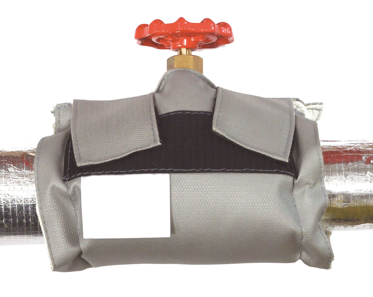 4" Single Sided Silicone Cloth C.I. Gate Valve Jacket