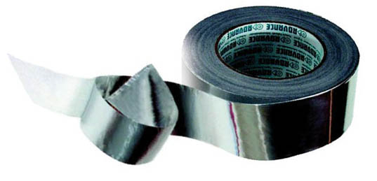 Aluminium Foil Adhesive Tape 50mm wide x 45mtrs Roll