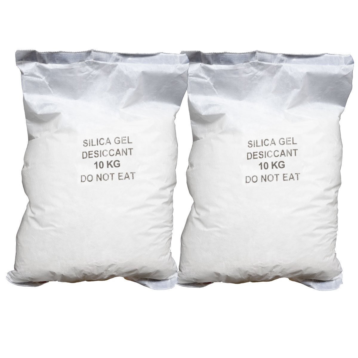 White Silica Gel In Sewn Cotton Bags : 2 x 10Kg Bags