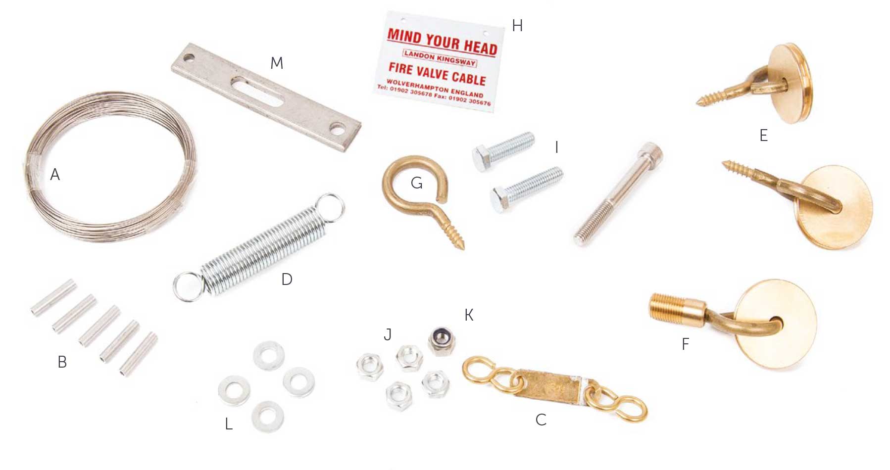 1" BSP Kingsway Free Fall Oil Fire Valve Kit