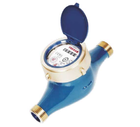 1" (25mm) BSP Multi Jet Dry Cold Water Meter Max 50°C