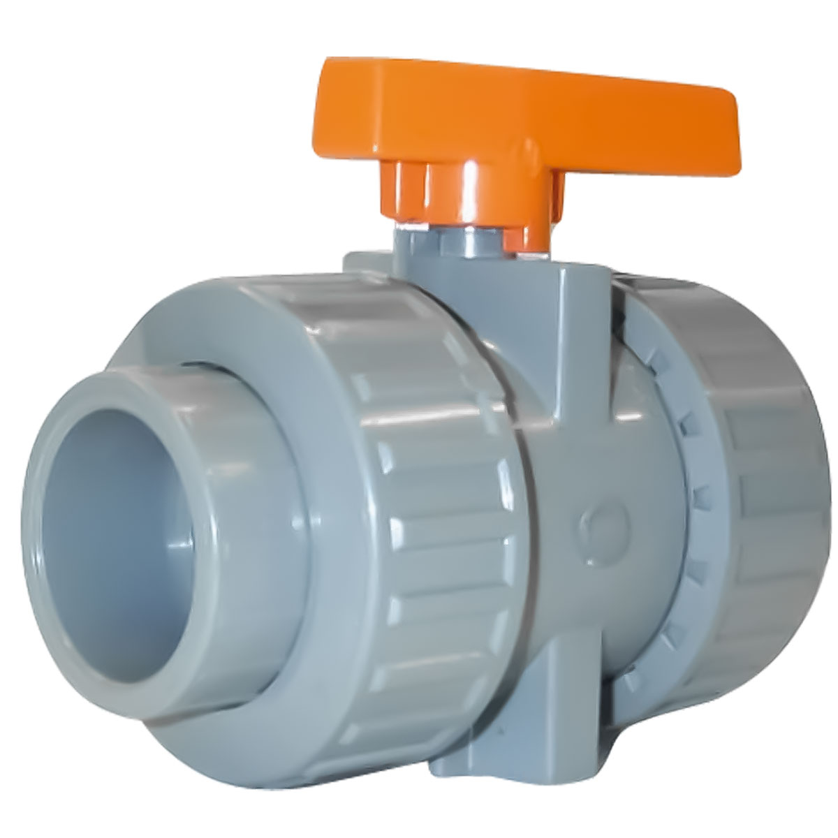 1/2" BVI13 ABS Double Union Ball Valve 15 Bar EPDM Seals