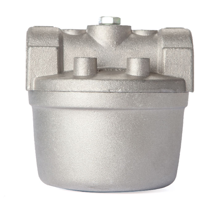 1/2" BSP In-line Oil Filter 100 Micron SS Element Fitted