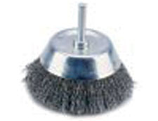 50mm Dia. Cup Brush 0.3mm Steel Wire C/W 6mm Shank