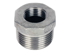 1 1/2" x 3/4" BSP S/Steel Hexagon Reducing Bush 150 psig