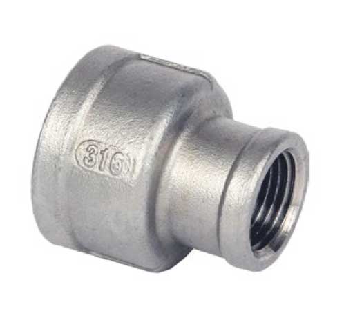 1 1/2" x 1" BSP S/Steel Reducing Socket 150 psig