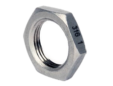 4" BSP S/Steel Hexagon Backnut 150 psig